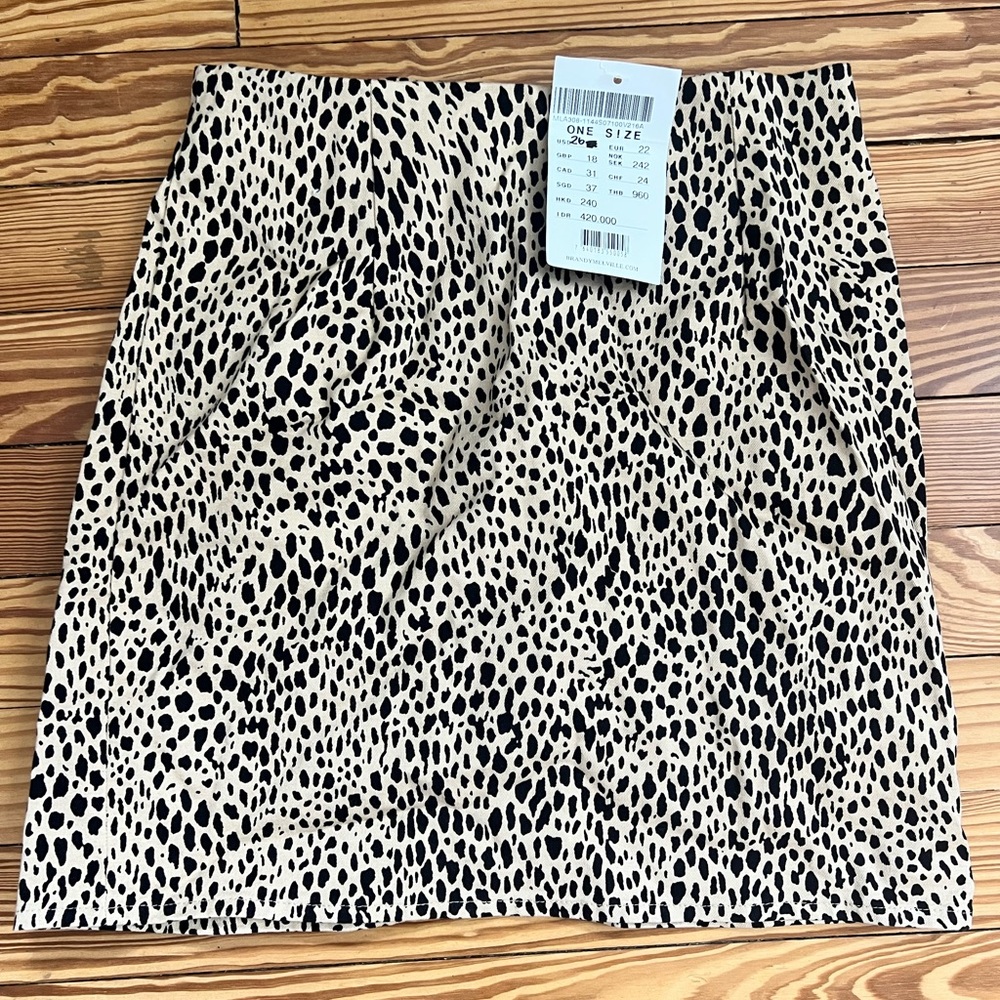 Brandy Melville Cheetah Skirt